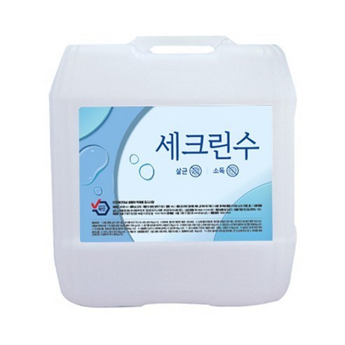 살균 소독액 세크린수, 20L, 1개 클린