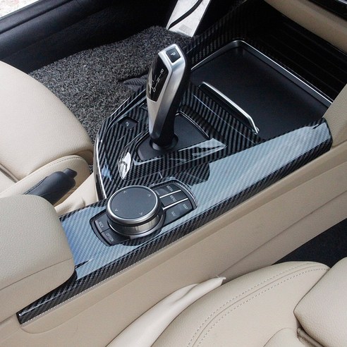 BMW 5시리즈 F10 아이라인 라이트 눈썹 리얼카본 부착형 차 커버 몰딩 호환 용품 카본시리즈 9 BMW 3시리즈 F30 기어패널 카본 몰딩 호환 용품, 아이드라이브패널