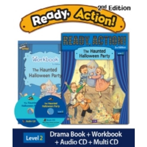 Ready Action. 2: The Haunted Halloween Party(SB+WB+CDs), A List