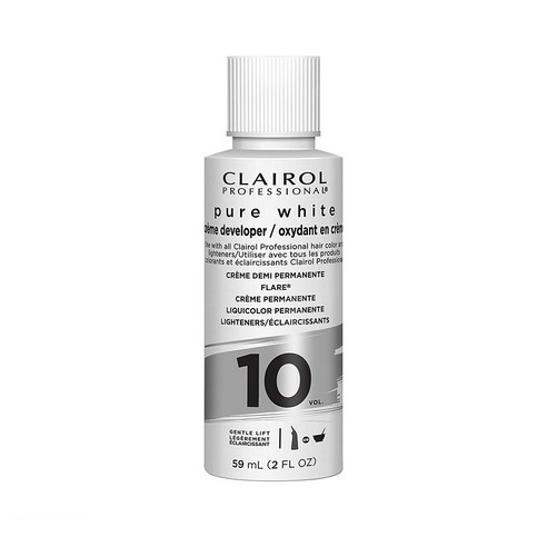 Clairol 클레롤 프로페셔널 퓨어 화이트 10 헤어 디벨로퍼 59ml 6팩 Clairol Professional Pure White Hair, 1