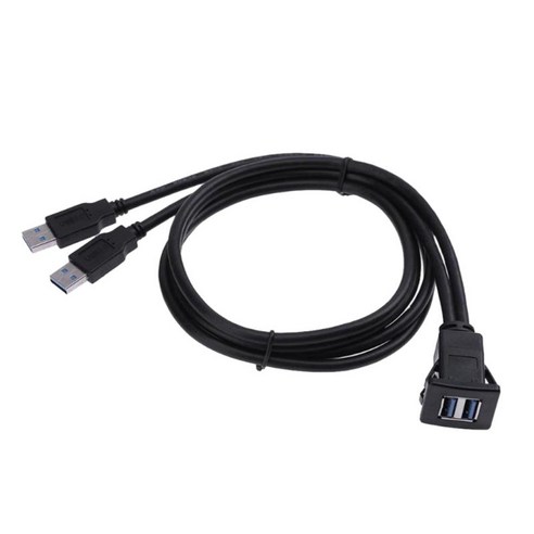 매립형 마운팅용 2포트 USB3.0, 설명, 플라스틱, 설명
