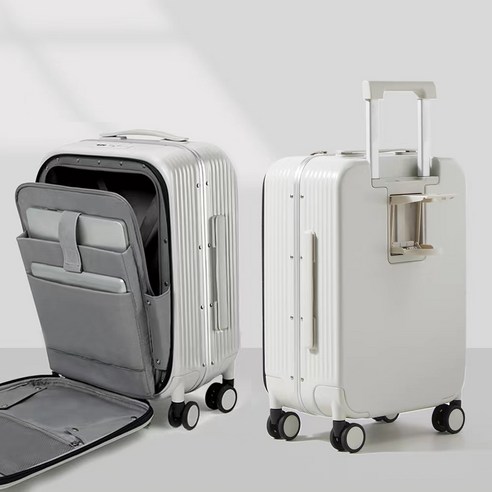 ⤴️믹시 M808(리뉴얼) 노트북수납 컵홀더⤴️ USB포트 20인치 기내용 스마트캐리어 - 보스톤가방 | 쿠팡