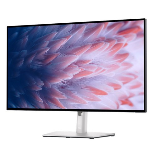 델 684.7mm 4K UHD 울트라샤프 USB C 허브 모니터 블랙 IPS