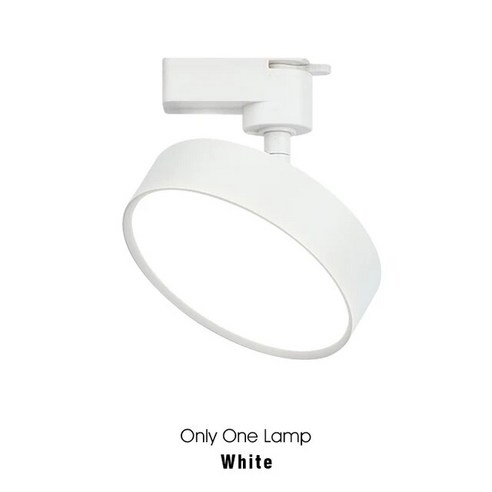 분위기 LED 트랙 조명 세트 220V 램프 레일 스포트라이트 천장 의류 매장 15W 12W, 1.1pcs white - 7W Cold White