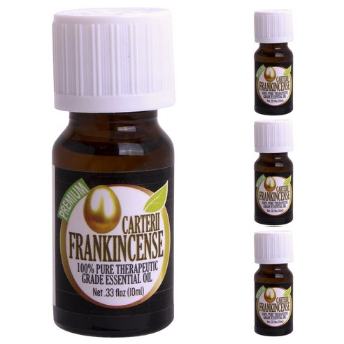 힐링솔루션 테라퓨틱 그레이드 에센셜 오일, 10ml, Carterii Frankincense, 4개