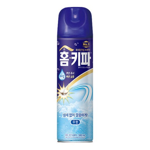 홈키파 수성 알파 무향 500ml, 8개