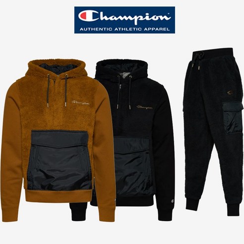 Champion sherpa hybrid super fleece po hoodi sale