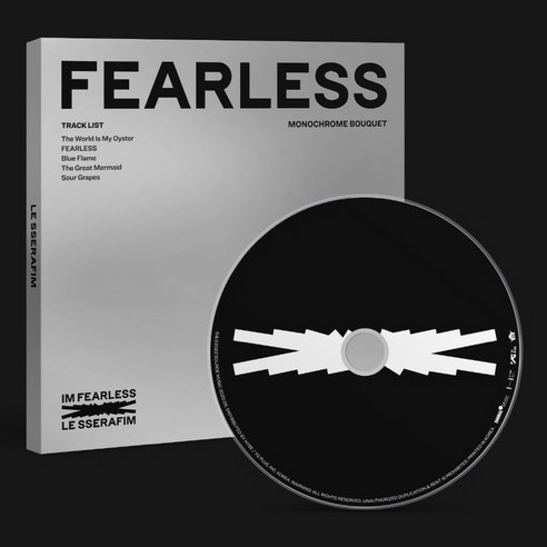 (CD) 르세라핌 (Le Sserafim) – Fearless (1st Mini Album) (Monochrome Bouquet Ver.), 단품 르세임디