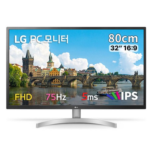 lg32인치모니터 LG전자 FHD IPS 모니터, 80cm, 32MN500MW