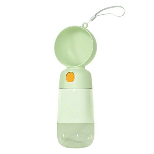 반려동물용 포터블 워터보틀 550ml, 그린, 1개