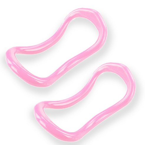 베로시타 종아리 마사지 젠링 멀티 요가링 하드타입 2개입, 연핑크