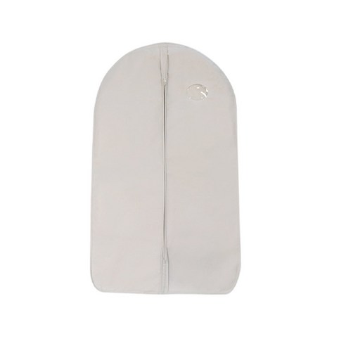 수트커버 코트 커버 옷장 드레스 가방 의류 지퍼 정장 투명 Luluhut 부직포, light grey, 60 x 88cm, 1개, 1개입