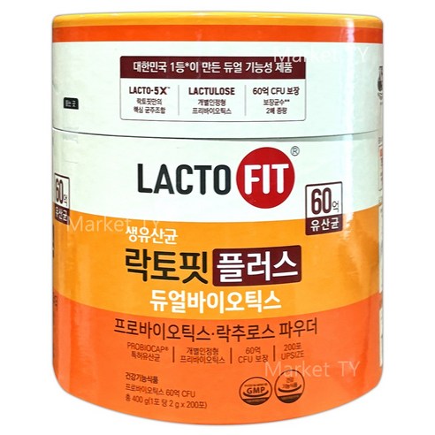 종근당건강 락토핏 생유산균 플러스 프로바이오틱스 2g x 200포, 1개, 400g