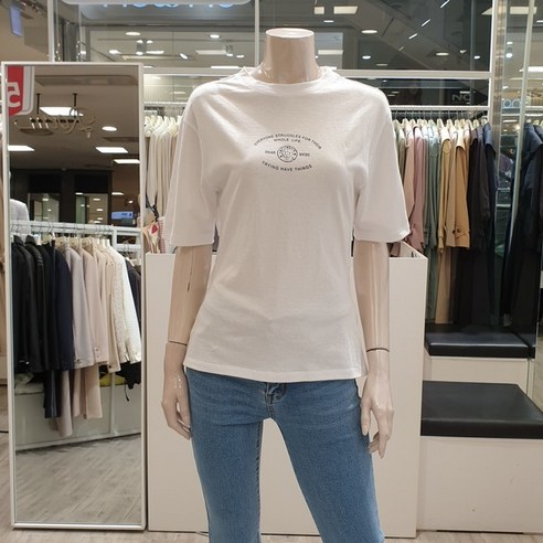 온앤온 백 셔링포인트 반팔티셔츠 JW2ME537