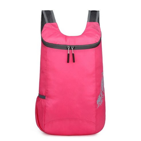 [XIG] 20L 경량 사이클링 Bapack 방수 야외 가방 접이식 하이킹 등산 배낭 여행 스토리지 데이 팟 백 MTB 액세서리, Rose