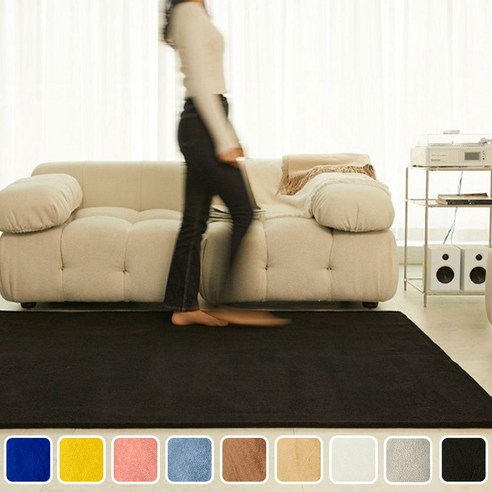 호이데코 먼지없는 워셔블 코지 단모 사각러그, 집안을 아늑하게 만들어주는 선택 호이데코