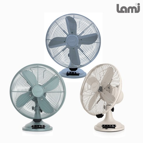 라미 모던메탈 선풍기: 레트로 스타일의 야외/캠핑/탁상용 블루 (LMF-12BL) 레트로선풍기 라미 모던메탈 선풍기: 레트로 스타일의 야외/캠핑/탁상용 블루 (LMF-12BL) 레트로선풍기