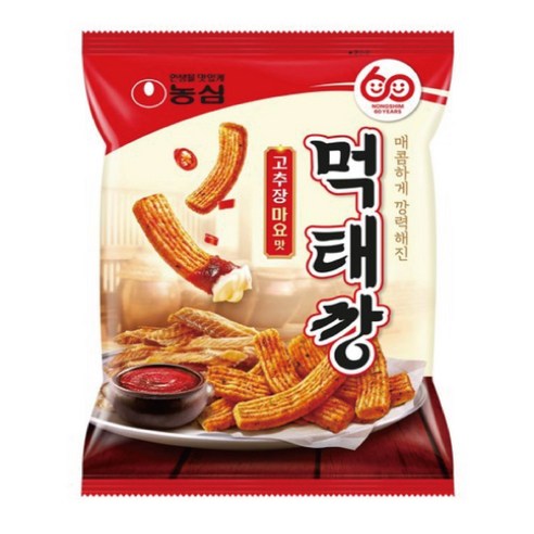 먹태깡 과자 고추장 마요맛, 16개, 60g