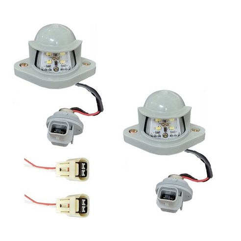 지노기업/대우트럭 번호판등/구쎈/맥쎈/더쎈/넘버등/24V LED/신형/카고/덤프/추레라/윙바디/탑차/차세대/노브스/프리마/5톤/4톤/더쎈 넘버등/맥쎈 넘버등/구쎈 넘버등/램프/라이, 1개