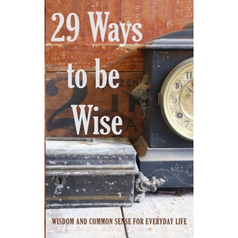(영문도서) 29 Ways to be Wise: Wisdom and Common Sense for Everyday Life Paperback, Vance Richards, English, 9781777782603
