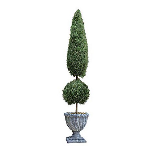 Design Toscano Classic Topiary Large Tree Urn 토스카노 클래식 토피어리 대형 나무 항아리 디자인, 1개, Full Color 토피어리디자인