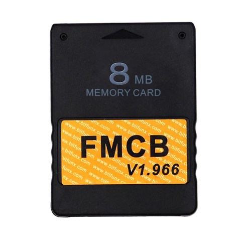 무료 McBoot FMCB v1.966 메모리 카드 PS2에 적합 하드 디스크 또는 USB 디스크 교체에서 게임을 시작하는 데, 1.57x 2.4x0.3 인치, 8MB, 플라스틱
