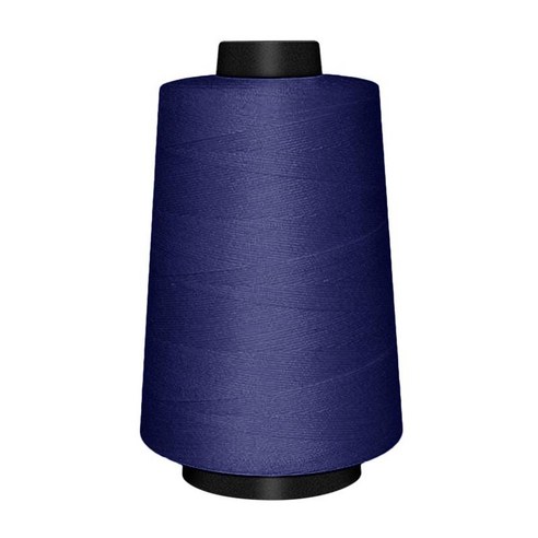 2843 Yards Serger 재봉실 다목적 100% 폴리에스터 스풀 오버록 콘, 네이비 블루, 2600m, 폴리 에스터