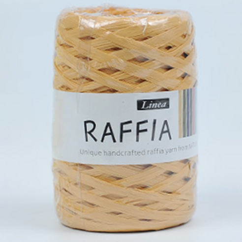 리네아 라피아 뜨개실 40g x 4p, 412진한 살색, 4개