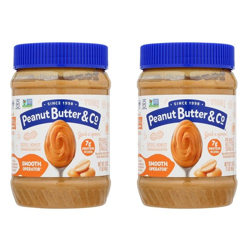 피넛버터앤코 스무스 오퍼레이터 글루텐 프리 비건, 454g, 2개