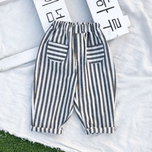 앨리홈 지브라인배기팬츠