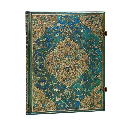 페이퍼블랭크스 영국 다이어리 하드커버 저널 크로니클 Paperblanks Turquoise, ruled