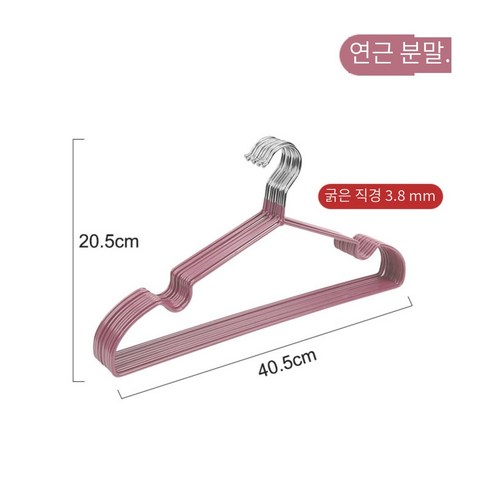 노르딕 스타일의 10가지 논슬립 행거, style 2