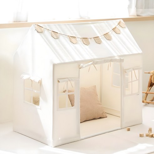 일루와 올데이 하우스 아기 텐트, 크림