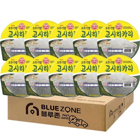 블루존 오뚜기 고시히카리 210g x 10개
