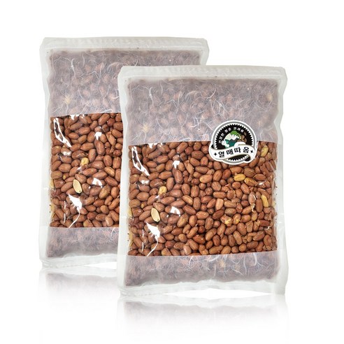 열매따옴 볶음땅콩 1kg+1kg (1kg 총2입), 1kg, 1세트