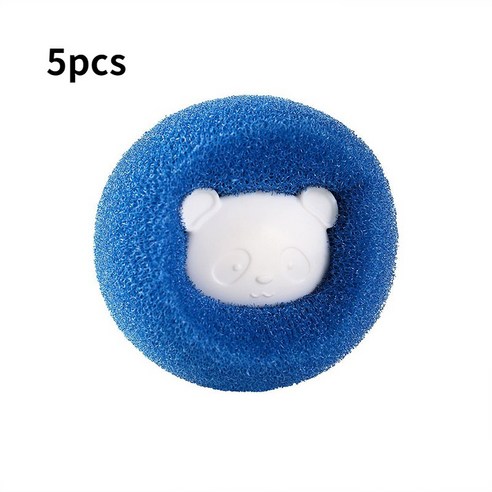 세탁기에 대 한 재사용 가능한 세탁 공 안티, blue 5pcs