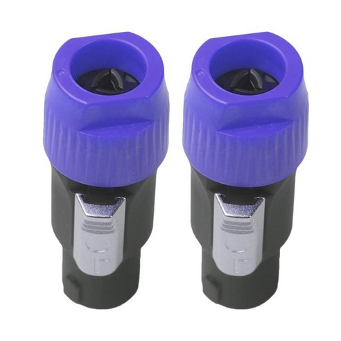 2개 4극 NL4FC 커넥터, 블루, 68.5x29.5mm, 아크릴로 니트릴 부타디엔 스티렌 플라스틱