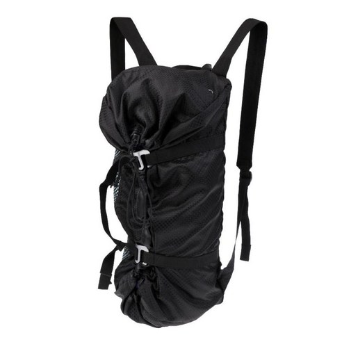 등산 밧줄 밧줄 가방 밧줄 가방 스포츠 가방 핸드백 밧줄 가방, 나일론, 블랙