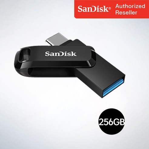 샌디스크 USB 메모리 Ultra Dual Go 울트라 듀얼 고 Type-C OTG USB 3.1 SDDDC3 256GB, 256기가