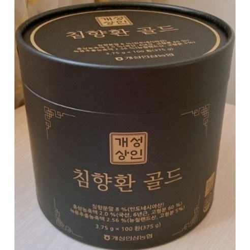 개성상인 침향환 골드 + 쇼핑백, 375g, 1개