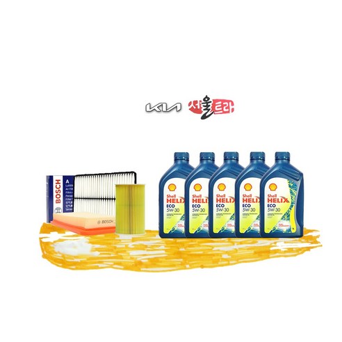 투싼 IX 엔진오일 순정세트