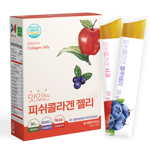 맛있는 저분자 피쉬콜라겐 젤리 20g 30포 30일분 천연과일 농축액 함유, 1개 인생한방콜라겐4000 맛있는 저분자 피쉬콜라겐 젤리 20g 30포 30일분 천연과일 농축액 함유, 1개 인생한방콜라겐4000