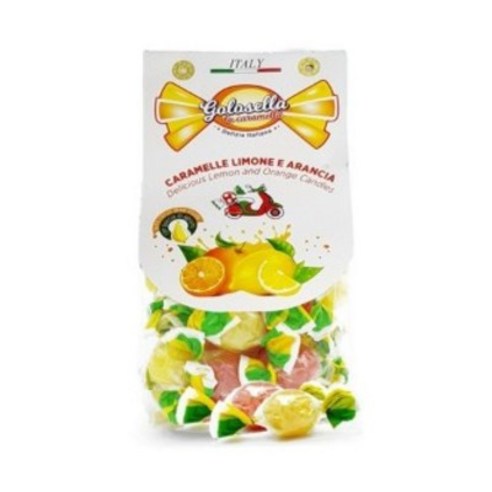 골로셀라 레몬 앤 오렌지 믹스캔디, 200g, 1개
