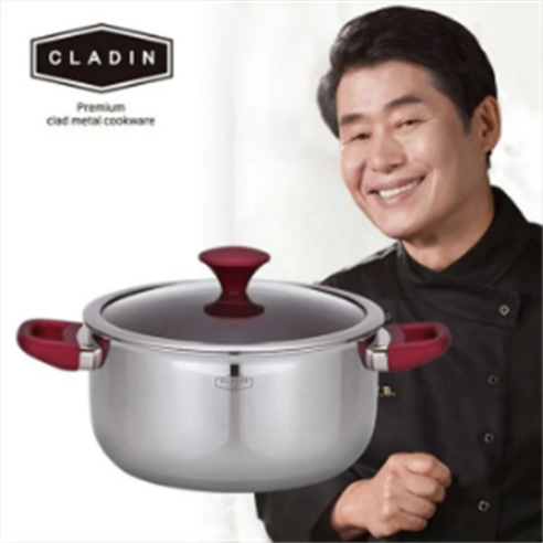 CLADIN 이연복 셰프3 클래딘 오브제 3PLY(통3중)냄비(24CM양수)