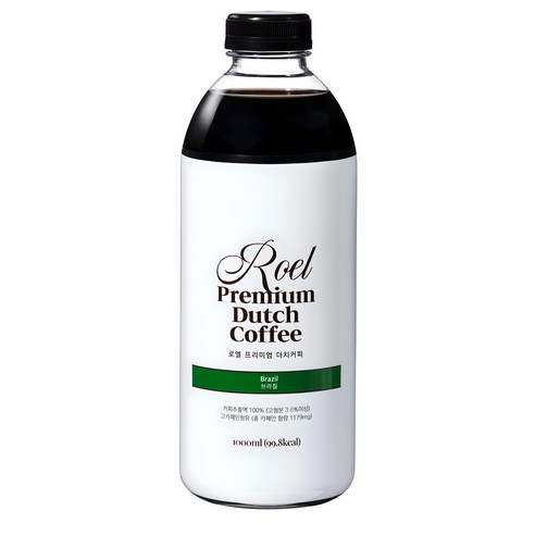 로엘 프리미엄 더치커피 브라질: 깊고 풍부한 향기로 일상을 깨우다 콜드브루원액
