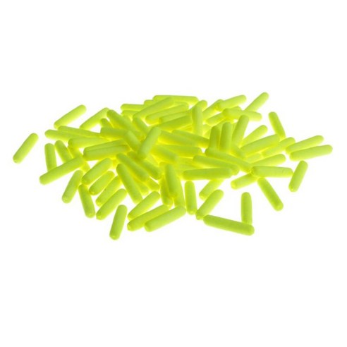 100Pcs 플라이 낚시 스트라이크 표시기 빨간색 형광 낚시 부동 수레, 형광 B, 설명, EVA