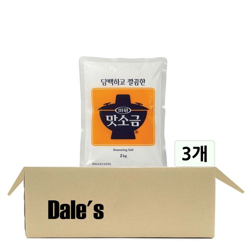 미원 맛소금, 2kg, 3개
