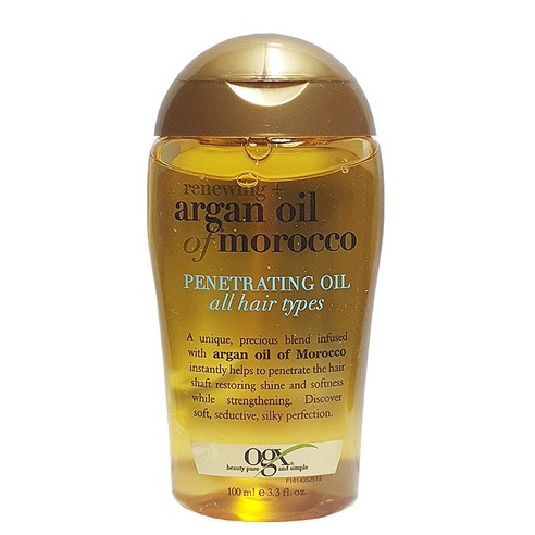 오지엑스 아르간 모로코 페네트레이팅 헤어오일, 100ml, 1개