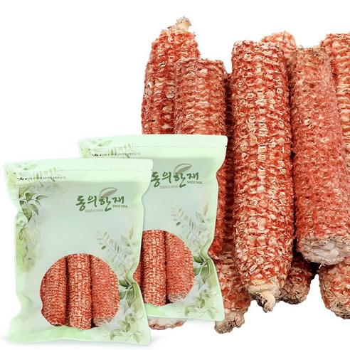 동의한재 강원도 햇 옥수수대 옥수수속대 500g+500g, 1개