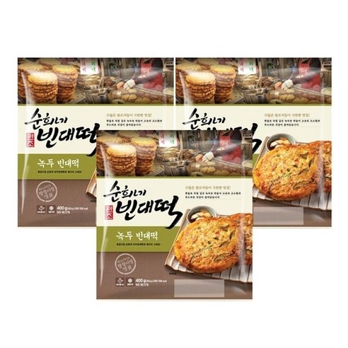 [피코크] 순희네빈대떡 400g * 2팩, 800g, 1개